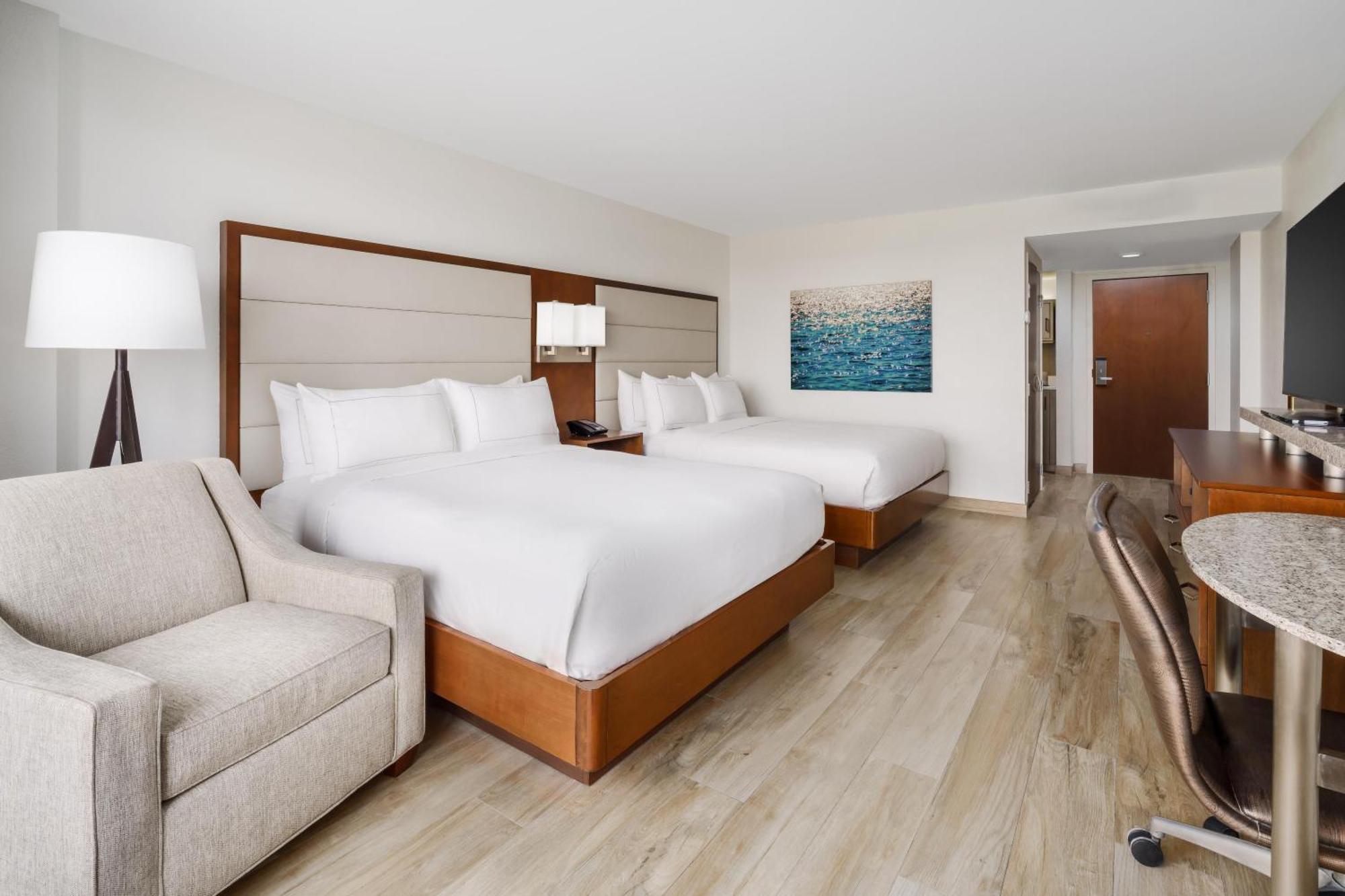 Habitación con cama grande y vistas al golfo - Planta superior