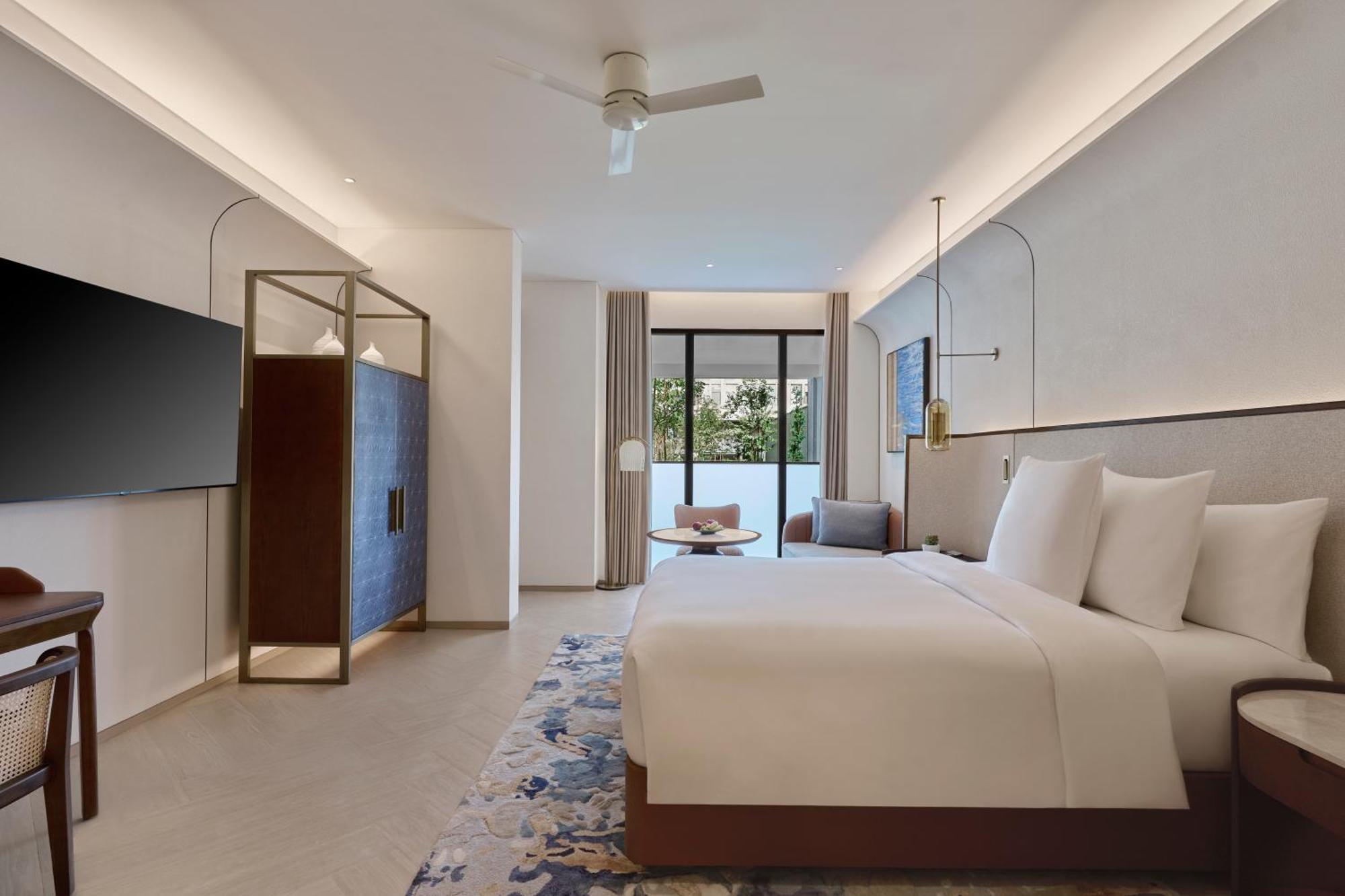 Habitación Clásica con vistas a la piscina - 1 cama extragrande