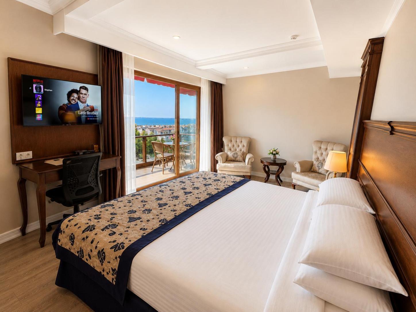 Deluxe Tweepersoonskamer met Uitzicht op Zee