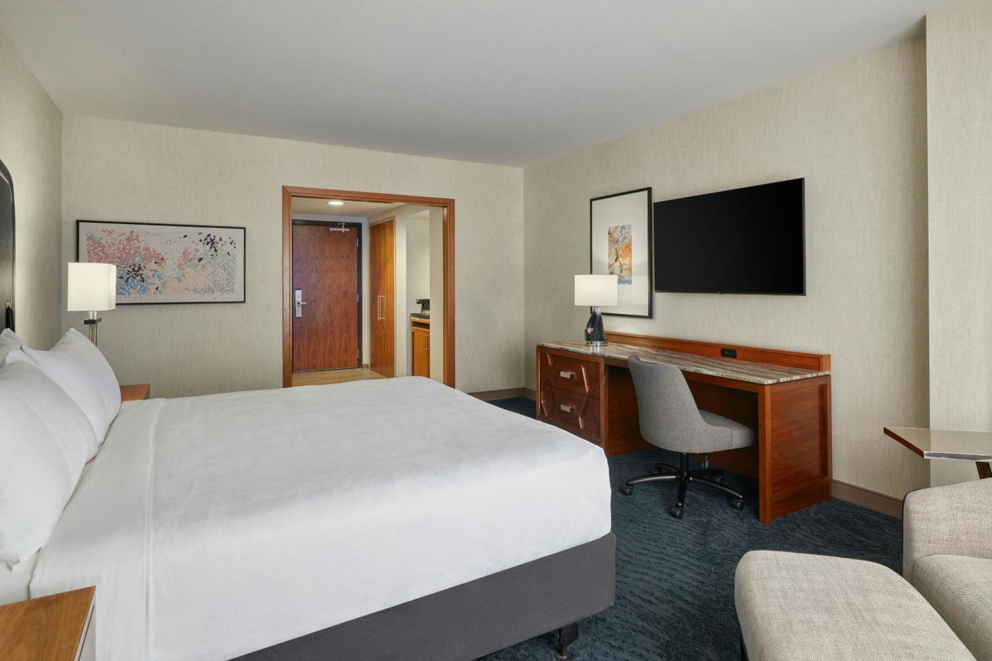 Kamer met een Kingsize Bed en Uitzicht op de Stad - Bovenste Verdieping