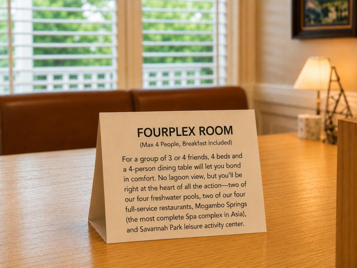 Fourplex Room of