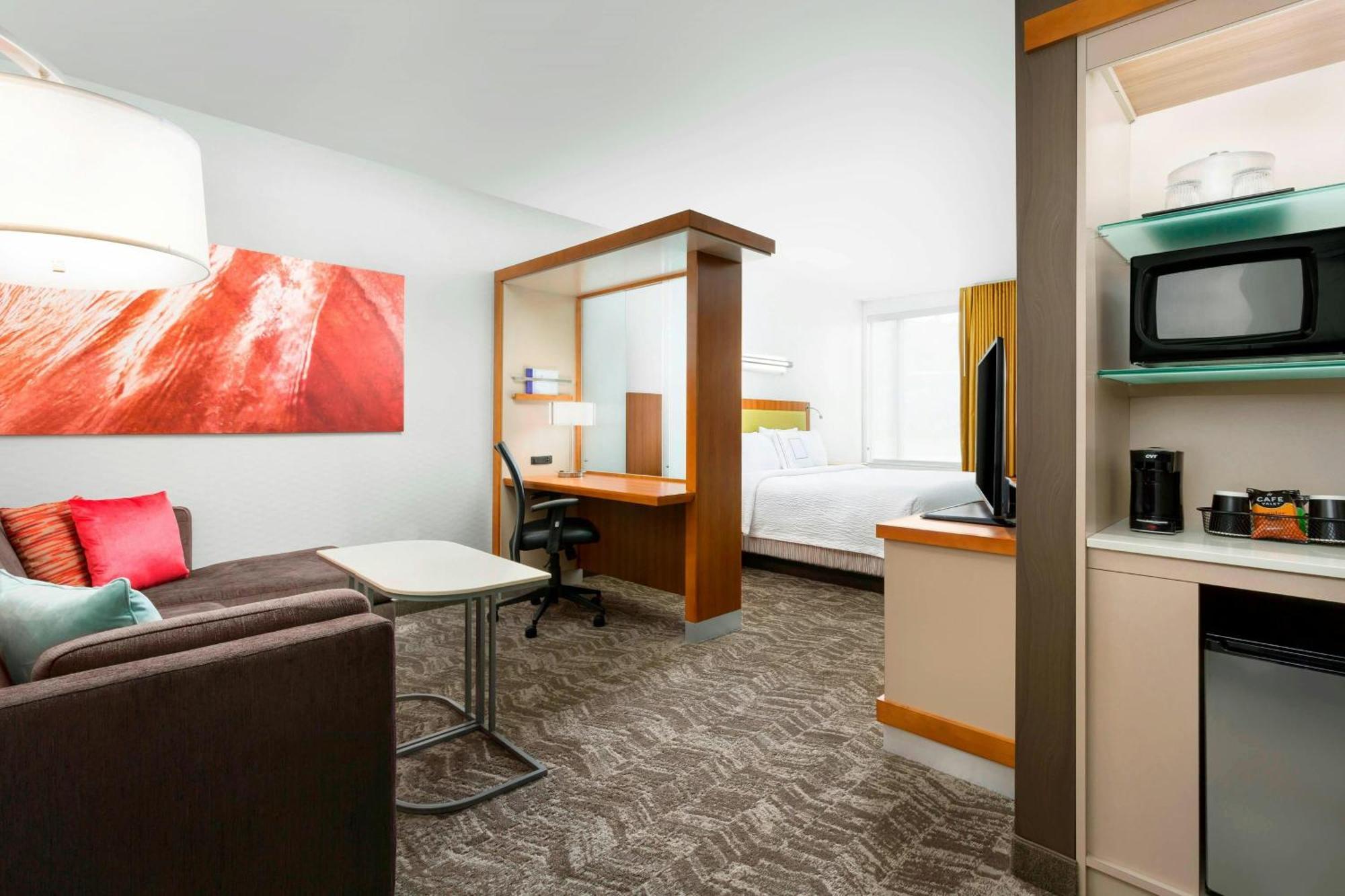Suite con cama extragrande y sofá cama