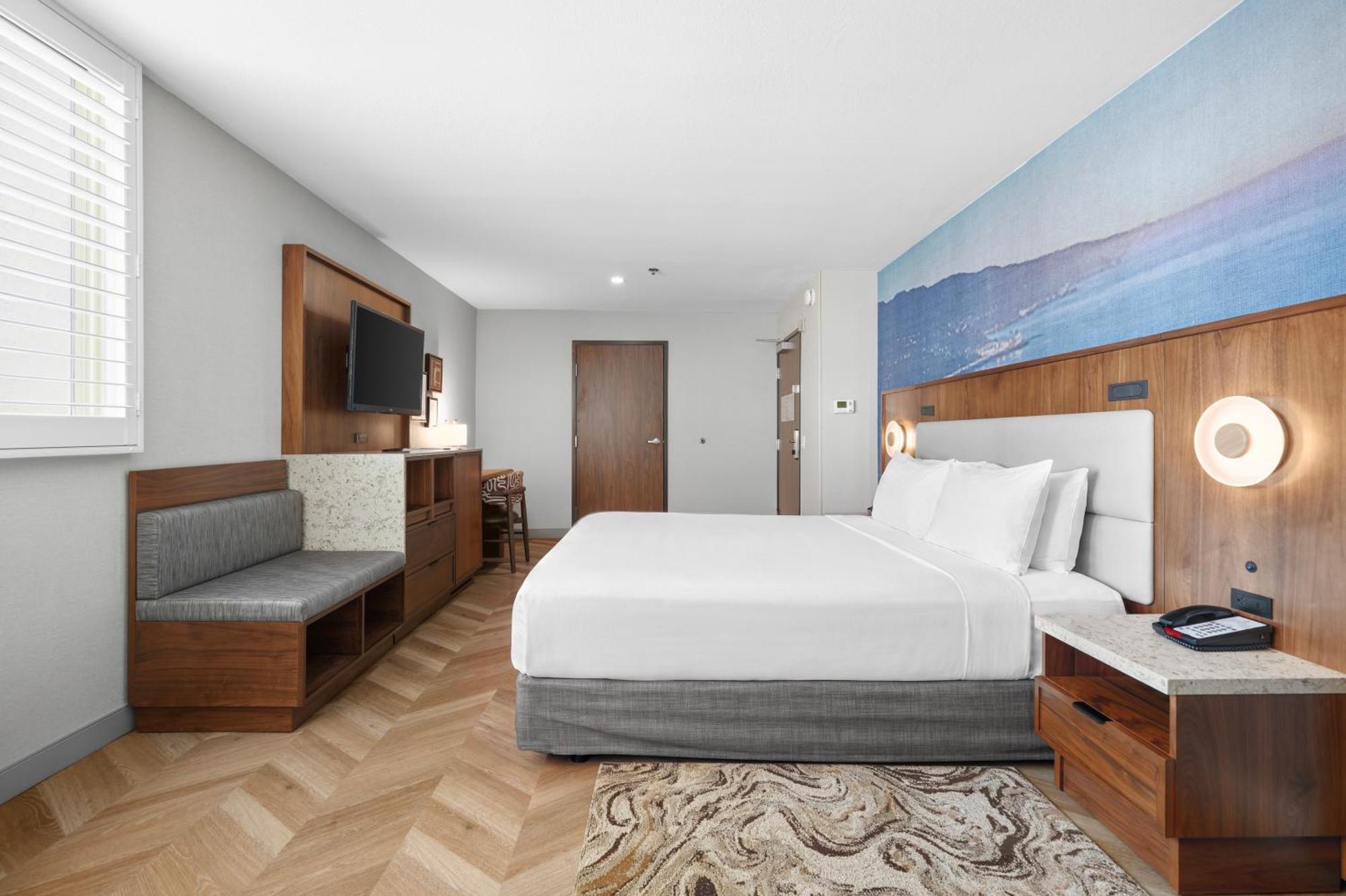 Habitación con cama extragrande y ducha a ras de suelo - Adaptada para personas con movilidad reducida