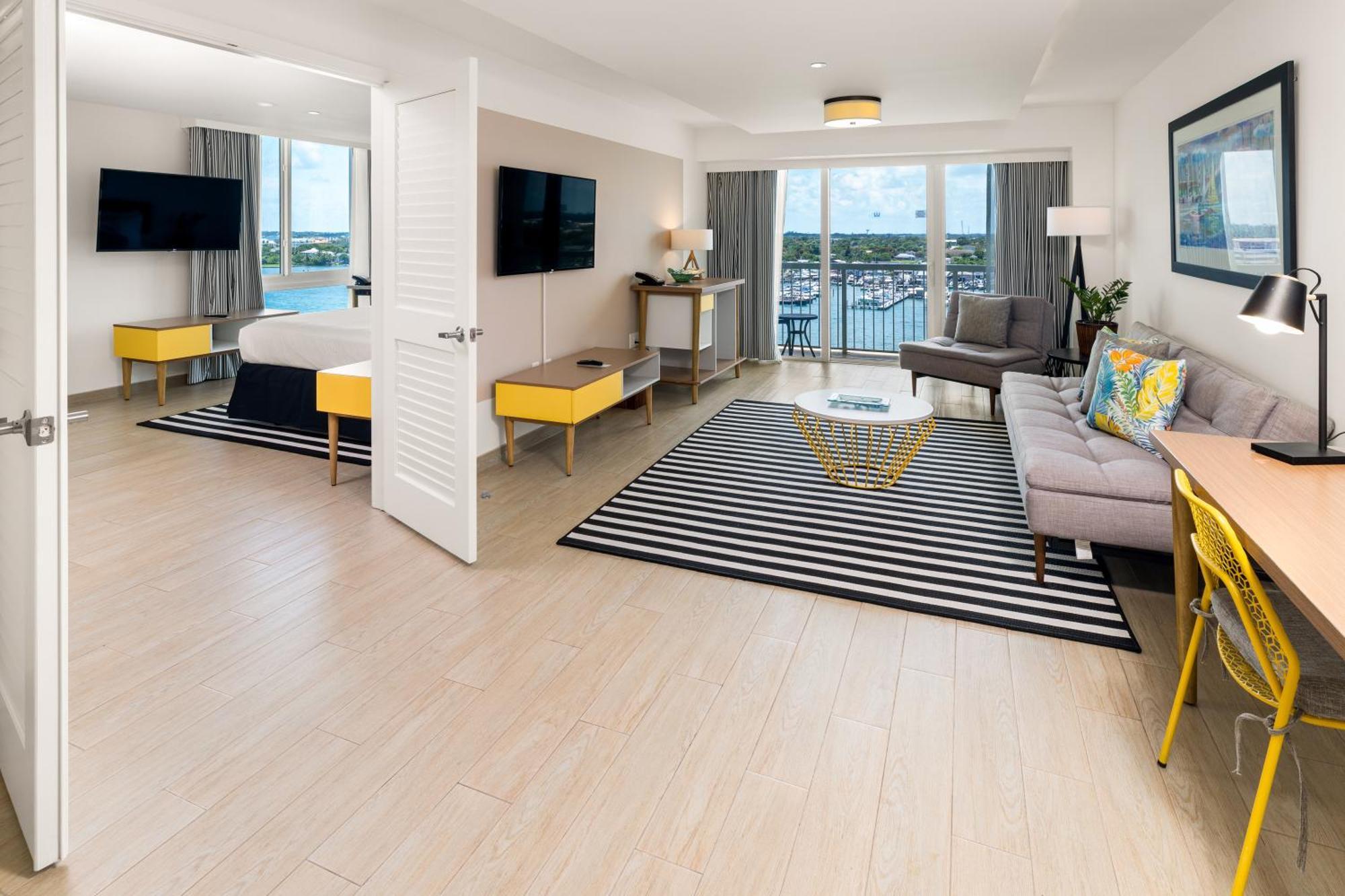 Suite de 1 dormitorio frente al puerto - Cama extragrande