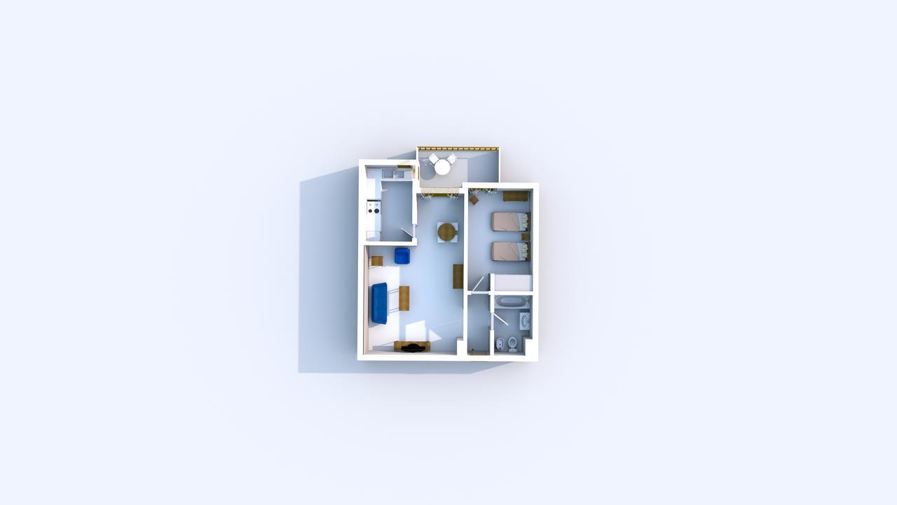 Appartement met 1 Slaapkamer (3 Volwassenen + 1 kind tot 12 jaar)