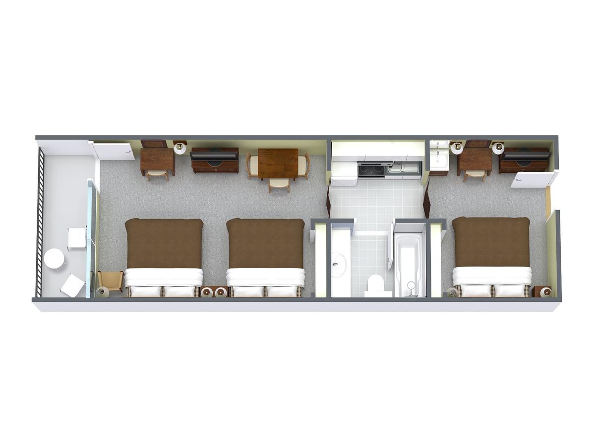 1 Bedroom Boulevard View Handicap Accessible 2 Double Beds I