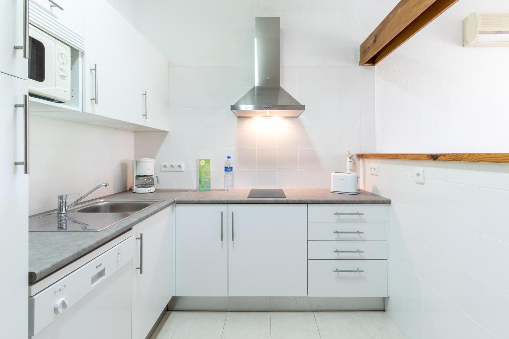 Apartamento de 1 dormitorio con vistas al jardín