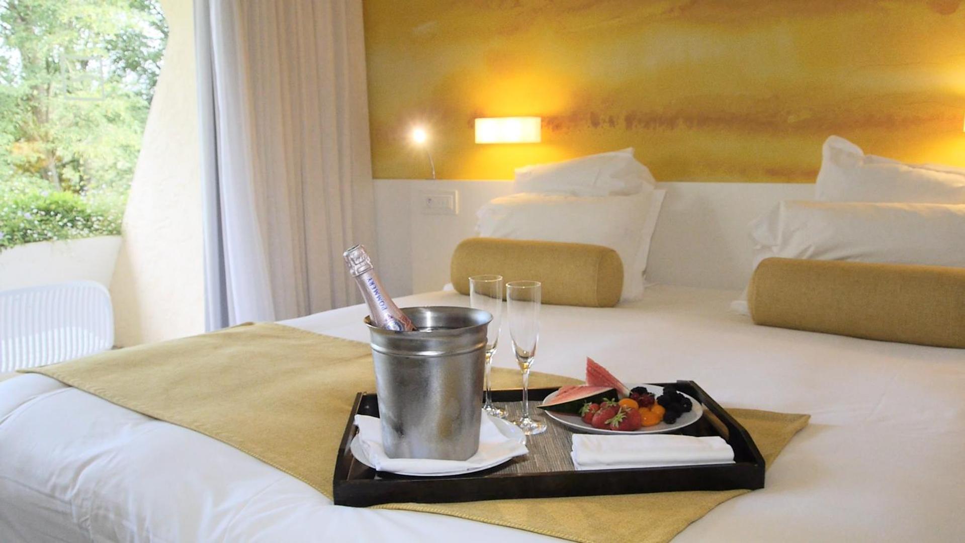 Deluxe Double Room with balcony and Garden View