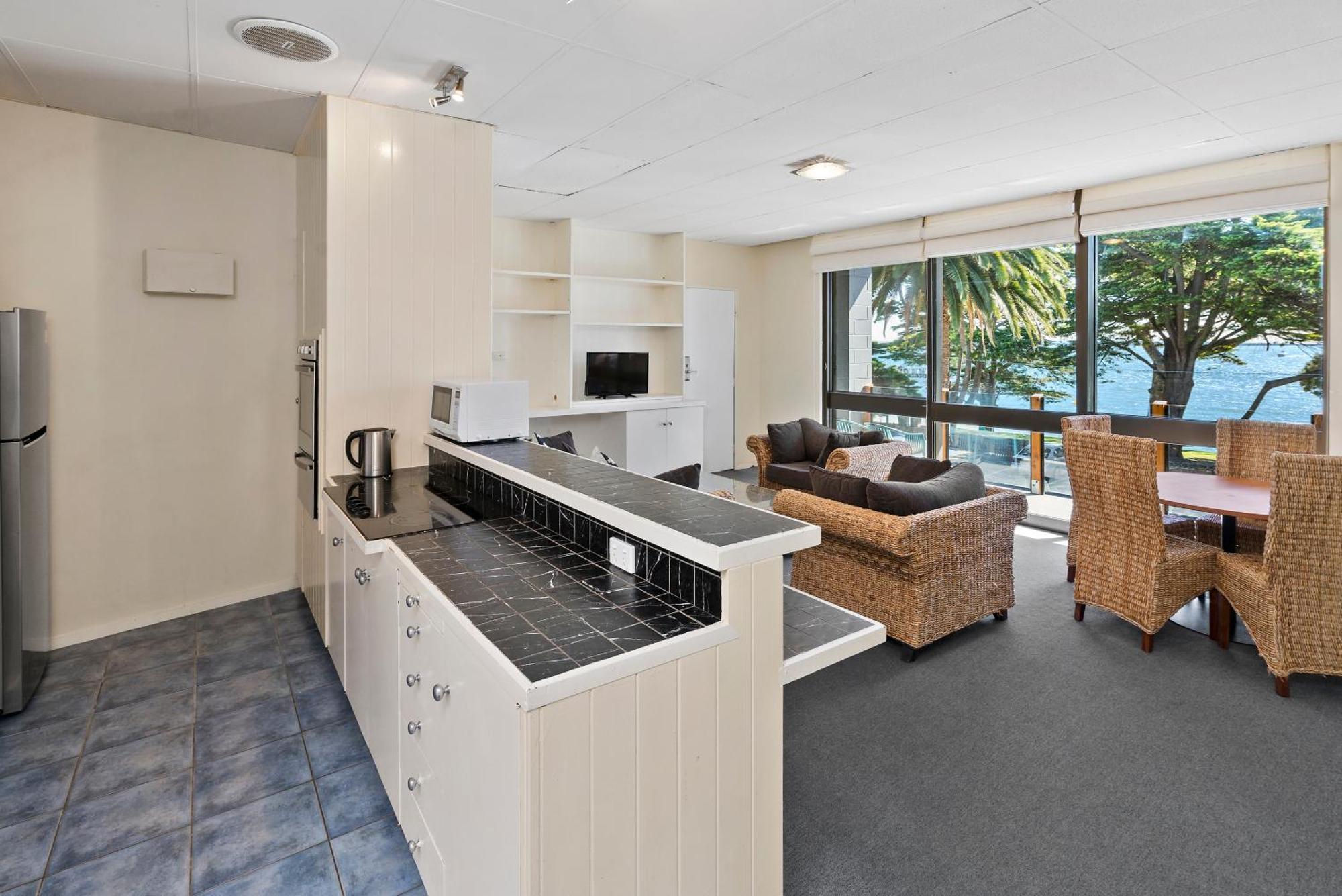 Apartment mit 2 Schlafzimmern und Blick auf die Bucht