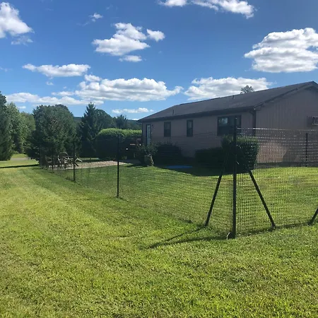 Fenced Yard Chalets From Good Dog Vacations At Big Valley Resort-3