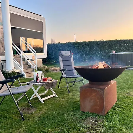Maasparcje Lodge Met Hottub,Firepit En Kamadobbq-2
