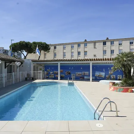 Amerique Hotel Palavas - Piscine - Plage-2