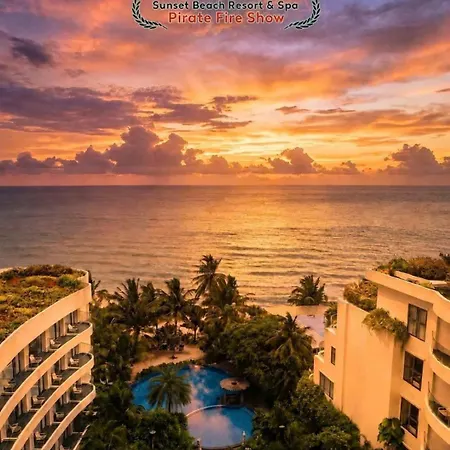 Sunset Beach Resort & Spa- Beachfront Pirate Fire Show-2