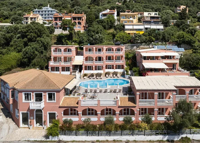 Paradiso Hotel Corfu Sea View Apartments With Pool In Ipsos