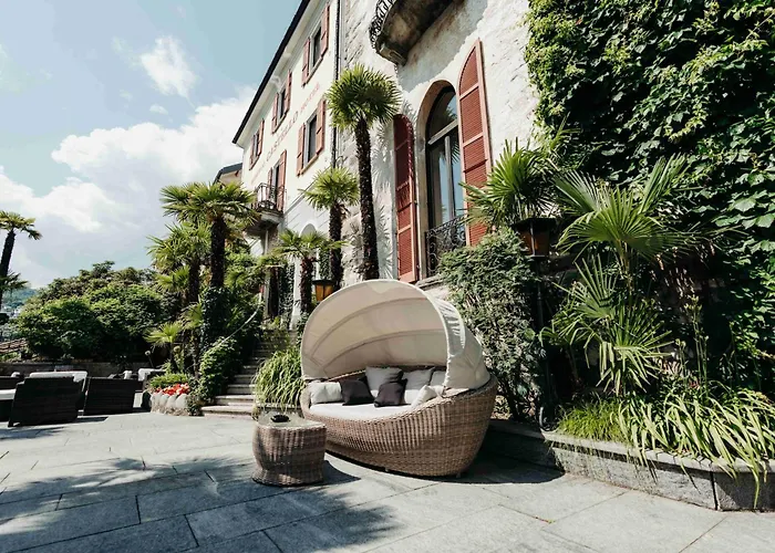Hotel Castello Seeschloss, lake&pool castle Ascona