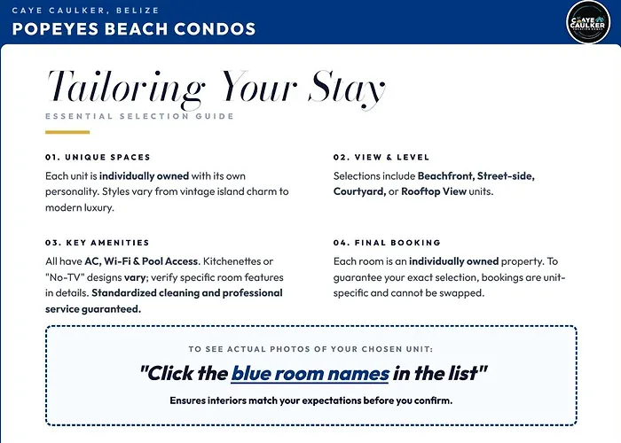 Beach Club Budget Rooms At Popeyes