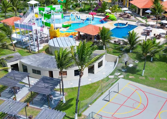 Jangadeiro Praia Hotel Resort - Parque Aquatico E Pe Na Areia